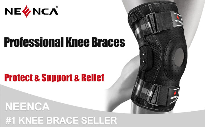 NEENCA Professional Hinged Knee Brace, Medical Knee Support with ...