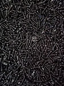 M3.5 Black Zinc Countersunk Flat Head Self-Tapping Screw Cross Recessed Machine Screw Phillips Head Metric Bolts Length 16 25MM Millimeters