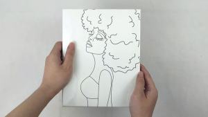 Canvas Painting Kit Pre Drawn Canvas for Painting for Adults Party Kits Paint and Sip Party Supplies 8x10 Canvas to Paint 8 Acrylic Colors3 Brush1 Pallet Chic Girl Art Set