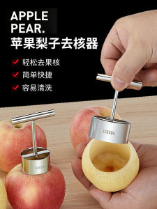 304 Thép Không Gỉ Hạt Dụng Cụ Gọt Lỗ Dụng Cụ Khoan Trái Cây Dụng Cụ Khoan Lê Apple Pear Core Extractor Kitchen Tool