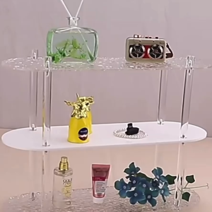 💟SOLUTION65💟 Perfume Organizer Rack Desk Rack Desktop Organizer Rack Perfume Stand Makeup Storage Rack Cosmetics Storage Rack Toiletries Storage Rack Skincare Storage Rack Perfumes Holder Displays Perfume Rack Cup Display Rack Mini Rack
