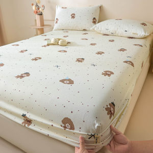 Kiss Dear | 100% Cotton Thickened Bedskirt Bedcover Mattress Protector