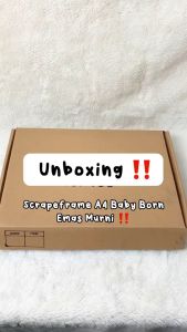 Scrapframe A4 Kado Baby Born: Desain Kreatif & Aksesoris