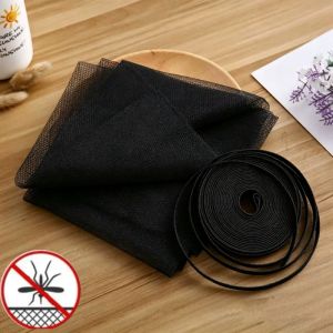 Hot Fly Mosquito Window Net Insect Mesh Window Screen Net Indoor Mesh Bug Mosquito Net Easy To Fit with Tape Home Textile Mesh