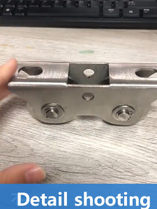 【Ready Stock】Sliding Gate Track Roller 2 in 1 V Groove Sliding Gate Double Roller Gate Wheel Double Wheels Heavy Duty Fence Door Bottom Support Caster Wheel Roller Pulley Universal Double Bearings Two-Wheel