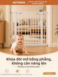 HOT PAPA | Cổng An Toàn Cho Bé Dùng Cho Cầu Thang Cửa và Rào Chắn Thú Cưng