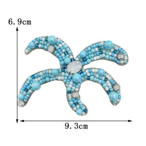Pha Lê Ngọc Trai San Hô Thủ Công Kiểu Pháp Vá Váy Vá Túi Trang Trí Phụ Kiện May Vá Vật Liệu Thủ Công DIY