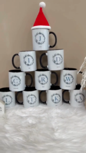 Customised Christmas Gift Mug | Personalized Printed Mug | Merry Christmas Gift | Xmas Glassware Mug