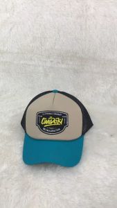 Topi Jaring Pria Distro Omidoki Topi Trucker Tosca Cream Hitam