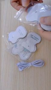 C0F0E.30PCS White Electrode Pads/Digital Therapy Machine Pads/Electrode Pads for Tens Acupuncture Physiotherapy Muscle Stimulator Electric Digital Machine Patch Accessories 5*7.7CM.