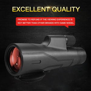 Wide Angl 12x52 Powerful ED Monocular Telescope Premium Extra-Low Dispersion Fogproof Long Range BAK4 Monocle for Hunting Hiking