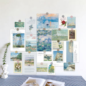 Retro Bedroom Wall Decal Sticker Dormitory Room Poster Wall Paper Decorative Paper Cutouts Children Student Adult Bedroom