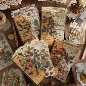 Stickers Punk | Vintage Background Paper for Scrapbooking DIY No-Adhesive Decorative Stickers