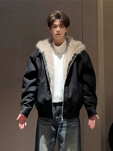 YOULIN | American Style Hooded Fur Collar Thickened Stylish Winter Cotton Jacket