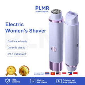 PLMR Electric Womens Shaver Washable Painless Hair Remover for Whole Body Body Face Leg Bikini Armpit Arm Wet Dry Use Electric Womens Epilator
