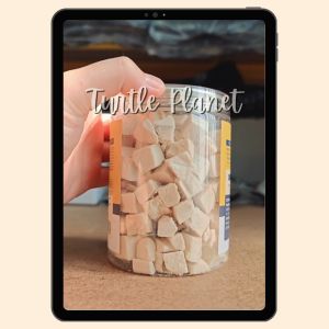 Pure Chicken Cube Turtle Food Makanan Kura Kura Hamster Cat Pet Snacks 乌龟零食冻干鸡肉块