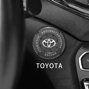 Universal Button Cover Penutup Tombol Mobil Engine Start Stop Premium Bahan Zinc Alloy Dengan Logo Mobil Toyota/Honda/Suzuki/Mitsubishi/Hyundai