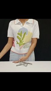 คีบน้ำแข็ง สแตนเลส แบบ หนา (0.8 mm)