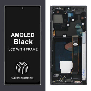 sinmaytai | Note 20 Ultra With Frame AMOLED For Samsung N985 N985F LCD Display Digital Touch Screen For Note20U Screen Replacement Parts