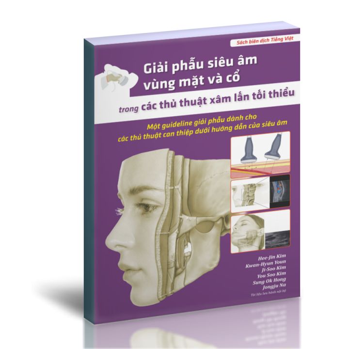 Giải phẫu siêu âm vùng mặt và cổ trong các thủ thuật xâm lấn tối thiểu | Sách tiêm dưới hướng dẫn siêu âm Tiếng Việt