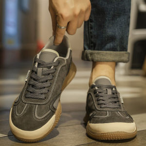 Mens Flat Bottom Sports Shoes Spring Autumn Thin Breathable 2025 New Style Casual Trendy Shoes Comfortable All-Match High-End Feeling