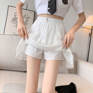 YAYANGREN | White Lace Short Skirt