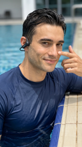 D.LAB 10M Waterproof Bone Conduction Headphones with 32GB Memory (WBCH-NPLUS6)