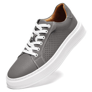 Large Size Mens Casual Shoes Breathable Hollow out Trendy Sport Thick Bottom Wide Fit Mens Shoes Summer Season