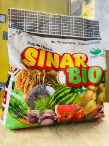 Pupuk Hayati SINARBIO Organik Indonesia dari Petrokimia Kayaku isi 5kg