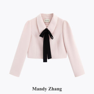 Wool Ribbon Short Jacket