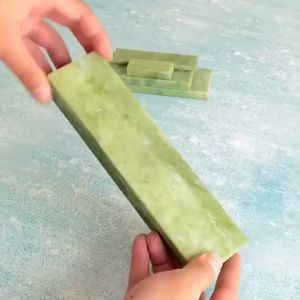 Natural Green Agate Sharpening Stone Whetstone Fine Grinding Polishing Shaved Bar Kitchen Knife Sharpener Honing Tool10000 Grit