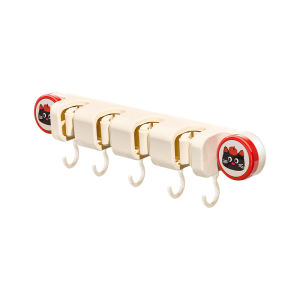AIJIADA | Suction Wall Mounted Broom Holder No Drilling