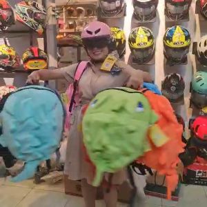 Balo khủng long vải nhung mềm mịnchống thấm cao cấp