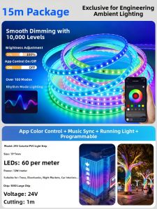 YUANMUXUAN | Waterproof RGB Light Strip 1 Roll