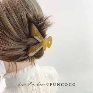 Kẹp Tóc Cá Mập Cỡ Lớn Dành Cho Nữ Kẹp Tóc Đuôi Ngựa Thời Trang Mới 2024 Kẹp Tóc Sau Đầu Phụ Kiện Tóc Funcoco