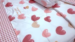 #CMFS AUSIMO 880TC 7 IN 1 Cadar Comforter Set Tebal Toto/blanket/Selimut/Bed sheet/ QUEEN KING Comforter Bedsheet
