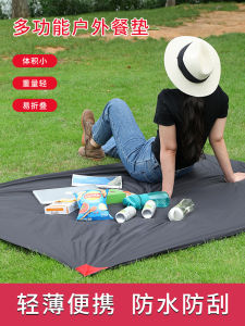 Portable Waterproof Picnic Mat Outdoor Spring Outing Picnic Cloth Barbecue Ground Pad Camping Hiking Travel Gear Moisture Proof Mat