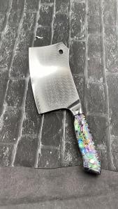 【In Stock & Fast Dispatch】VG10 Steel Core 67-Layer Damascus Pattern Steel Knife Dual-Purpose Slicing and Chopping Meat and Vegetables Household Kitchen Cutlery