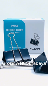 BINDER CLIP JOYKO 320 / Klip Kertas Penjepit Kertas Joyko 320 1 Pak isi 6 Pcs