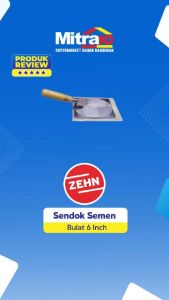 Zehn Sendok Semen Bulat 6 Inch: Alat Bangunan Praktis dan Tahan Lama