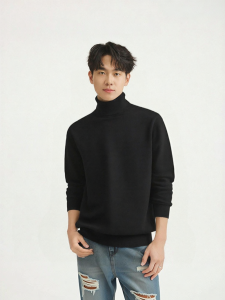Hotwind | High Collar Loose Knitwear Sweater