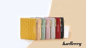 BLK092 - Dompet Kartu Mini Wanita Baellerry Wallet Card Holder Kecil Atm Ktp Cewek Premium Import Baelery