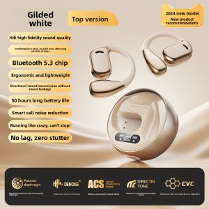 Bizoe | Wireless Open Ear Bluetooth Headphones with Long Battery Life and Bone Conduction Technology