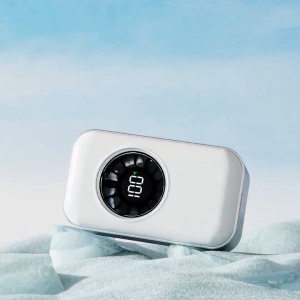 OATSBASF Car Sun Visor Fan Mini Portable High-speed Fan Clip Fan with Lanyard