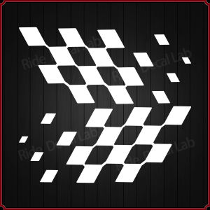 Checkered Reflective Decals Diamond-Patterned Motorcycle Reflective Stickers Suitable for Vespa Honda SYM Zontes Scooter