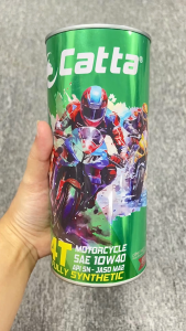 Nhớt Tổng hợp toàn phần cho xe số Catta Jupiter 4T Motorcycle SAE 10W40 - API SN - JASO MA2 - 800ML (màu đỏ)