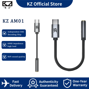 KZ AM01 HIFI-level portable decoder ear release small tail type-c mobile phone headphone adapter