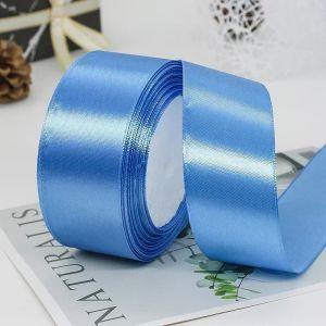 Ruộng Lụa Satin 40mm 25 Thước/cuộn Rộng 4cm Dùng Gói Quà Làm Nơ Vòng Hoa Tự Làm Bó Hoa Dự Án May Vá Trang Trí Tiệc Cưới