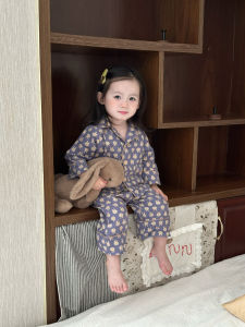 Bộ Đồ Ngủ Cotton Pha Lông Hoạt Hình Cho Bé Gái Quần Dài Ấm Áp Thoải Mái Bộ Đồ Ngủ Tách Rời Cho Bé Gái Từ 6 Tháng Đến 5 Tuổi