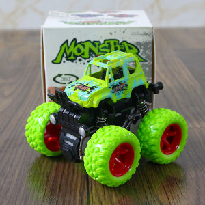 Monster Truck Toys Friction Powered Toy Cars Push and Go Vehicles for Kids Best Christmas Birthday Party Gift for Boys Girls